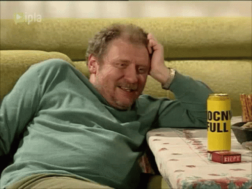 Ferdek Kiepski Laughing in Sitcom