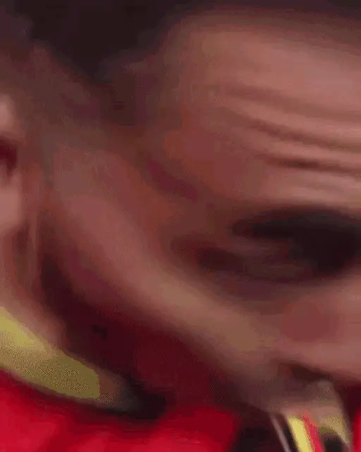 Eden Hazard's Playful Wink & Smile