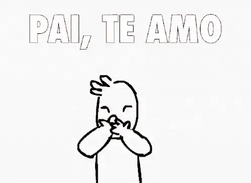 Pai, Te Amo: Coração e Beijo