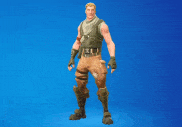 Fortnite Jonesy Performs Default Dance