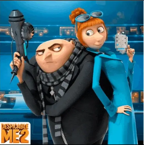 Despicable Me 2 Poster: Gru, Lucy Wilde, Nortmike Idv