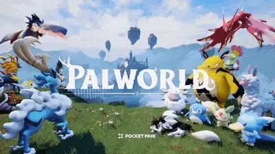 Palworld Game Title Screen