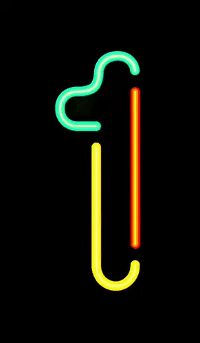 Neon Number 1