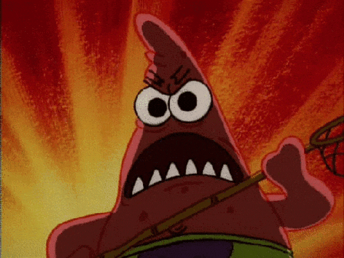Patrick Star Angry
