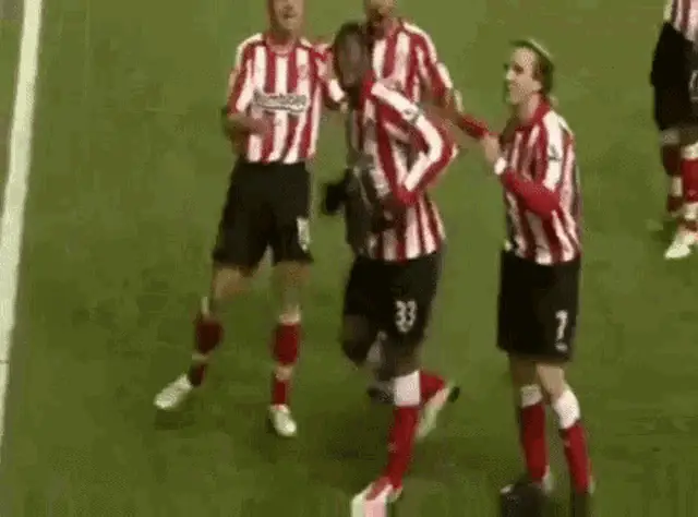 Asamoah Gyan Goal Celebration for Sunderland