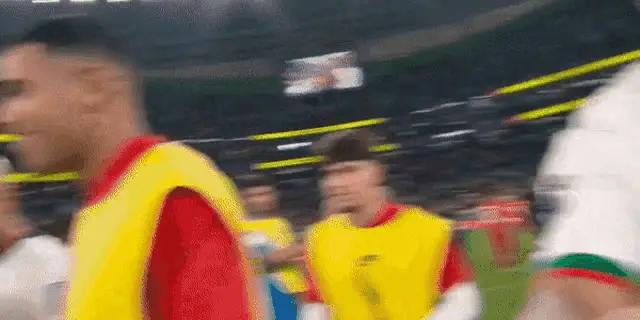 Sabiri and Aboukhlal Celebrate for Morocco