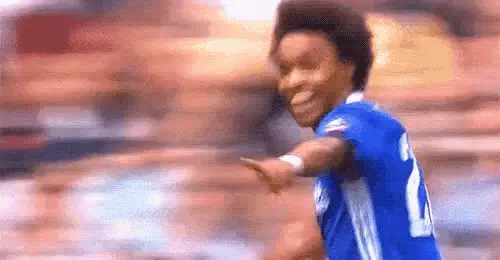 Willian's Happy Moment