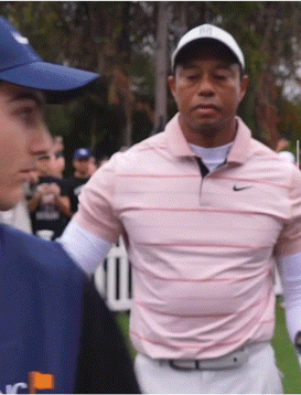 Tiger Woods Salutation