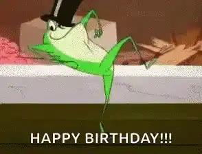 Happy Birthday Frog Dance