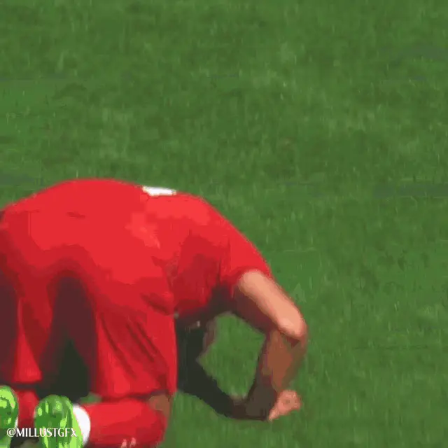 Mohamed Salah on the Pitch