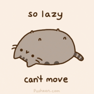 Pusheen Cat: So Lazy Can't Move