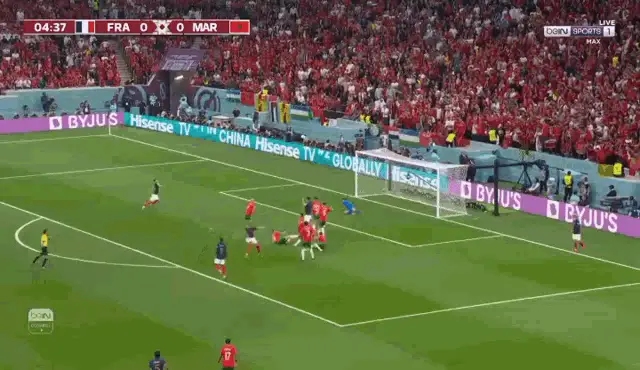 Coupe Du Monde: France vs Maroc - But Hernandez