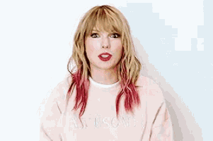 Taylor Swift Fingers Crossed Gesture