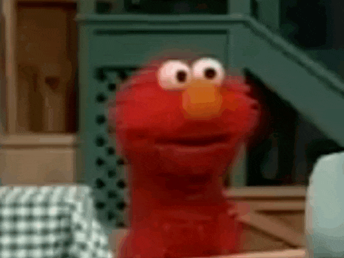 Elmo Screams on Sesame Street