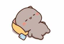 Peach and Goma Cuddle Sleep