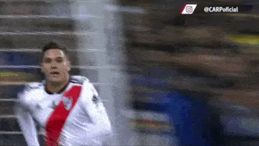 Juanfer Quintero celebrates for River Plate