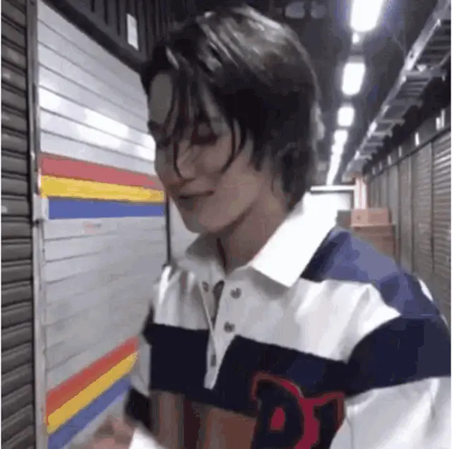P1harmony P1h Soul in Striped Shirt