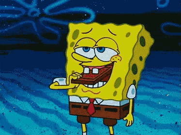 Spongebob Eating Chocolate