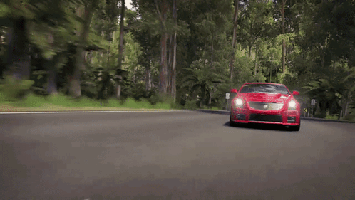 Forza Horizon 3: Red Cadillac CTS-V Coupe Drive