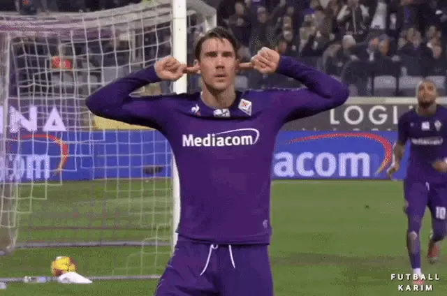 Dusan Vlahovic's 'Can't Hear You' Celebration