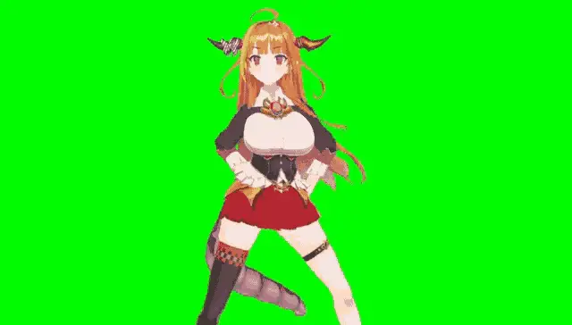 Coco Kiryu Green Screen Dance