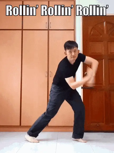 Man's Rollin' Para Para Spin Dance