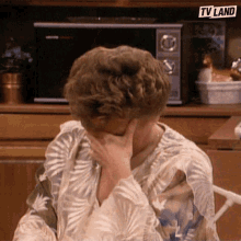 Rue McClanahan Sighs in The Golden Girls