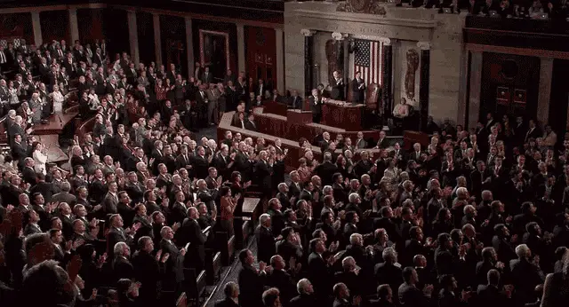 Congress: Standing Ovation Applause
