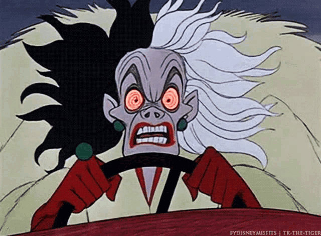Cruella De Vil's Insane Drive (101 Dalmatians)