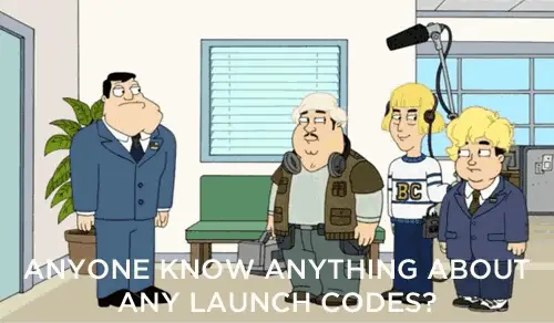 American Dad: Launch Codes Question
