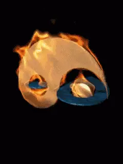Dynamic Yingyang Fire and Ice Animation
