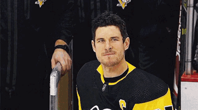 Sidney Crosby Waving for Pittsburgh Penguins