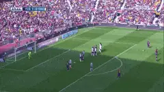 Messi freekick Vs Valencia (H) 2014/15