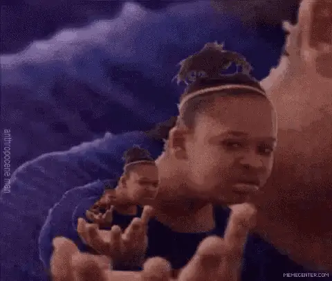 Confused Woman Looping Reaction