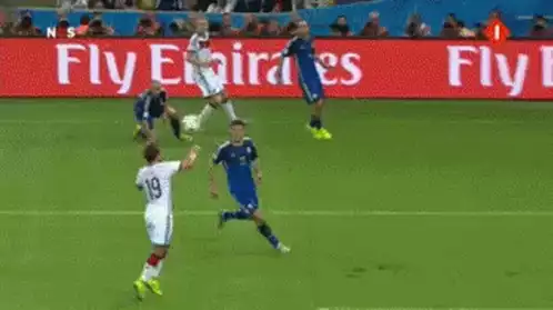 Getze Scores Goal in Soccer Match