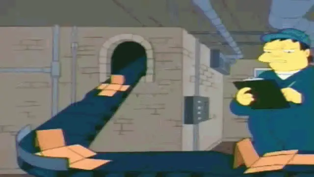 Simpsons Box Factory: Conveyor Belt Chaos
