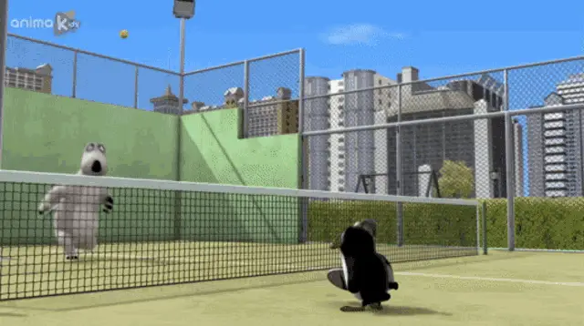 Bernard Bear Plays Tennis