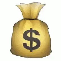 Gold Dollar Money Bag