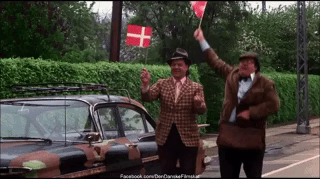 Olsenbanden: Benny og Keld vinker