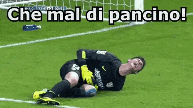 Courtois del Real Madrid: Che mal di pancino esagerato!