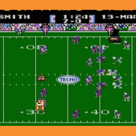 Cryptoadz Gremplin QB Sack in Tecmo Bowl