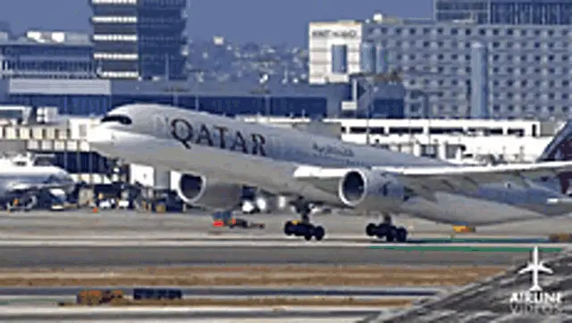 Qatar Airways A350 Takeoff