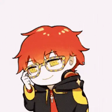 707 Chibi Adjusts Glasses
