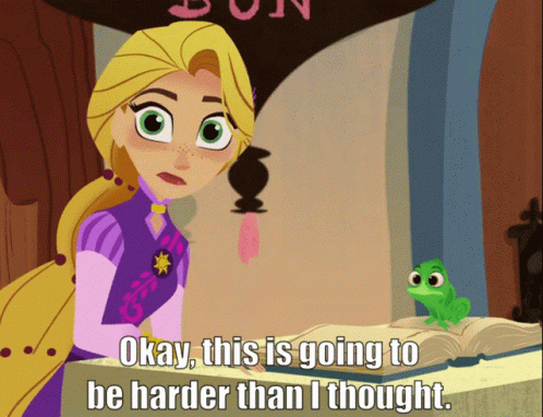 Rapunzel: Harder Than I Thought in Tangled