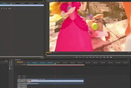 Toad & Peach: Mario Movie Editing