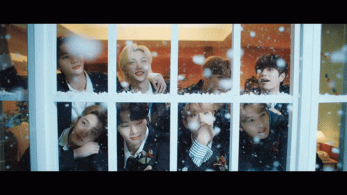 Stray Kids Christmas: Snowy Window View