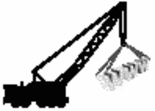 Crane Lifting 'WWW' Blocks