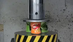 EXPERIMENT HYDRAULIC PRESS 100 TON vs ALUMINUM FOIL BALL