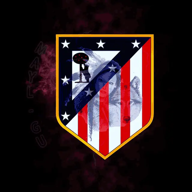 Efecto Electricidad Atlético Madrid Logo