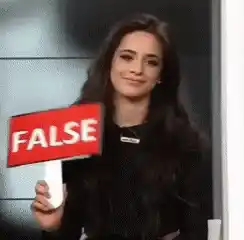Camila Cabello Holds False Sign